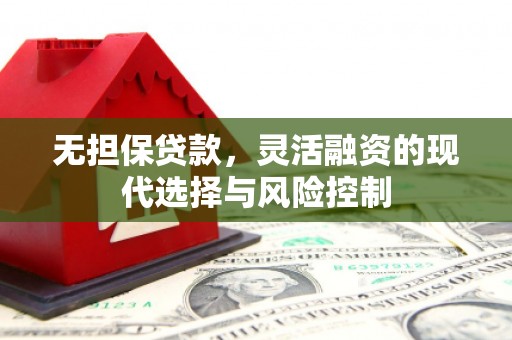 神冈无担保贷款，灵活融资的现代选择与风险控制