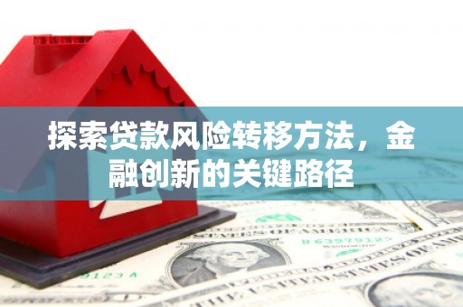 神冈探索贷款风险转移方法，金融创新的关键路径