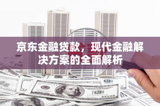 神冈京东金融贷款，现代金融解决方案的全面解析