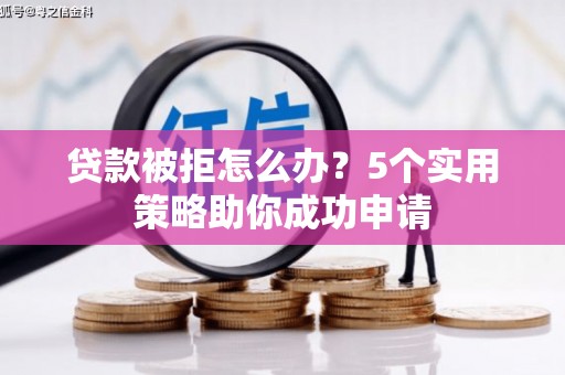 神冈贷款被拒怎么办？5个实用策略助你成功申请