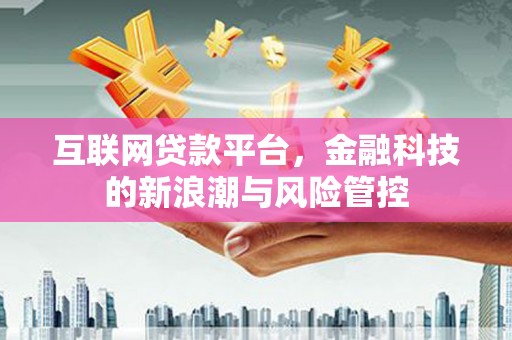 神冈互联网贷款平台，金融科技的新浪潮与风险管控