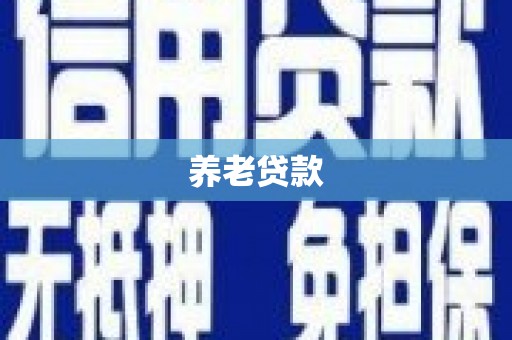 神冈养老贷款