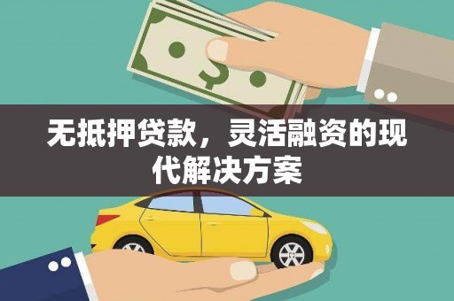 神冈无抵押贷款，灵活融资的现代解决方案